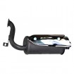 Chrome Exhaust Pipe for 33cc small engine N5-1000